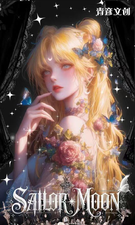 ElinaCardFun- Qingyan Culture Artist cards - Sailor Moon- Non-Sports Trading Card-Break Live