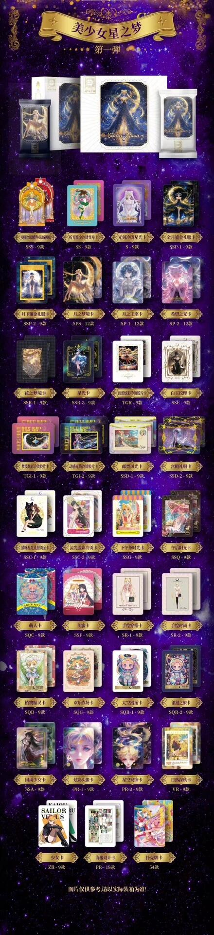 ElinaCardFun- Eternal Creation Artist cards - Eternal Garden Star Dream Sailor Moon VOL.1 - Non-Sports Trading Card-Break Live